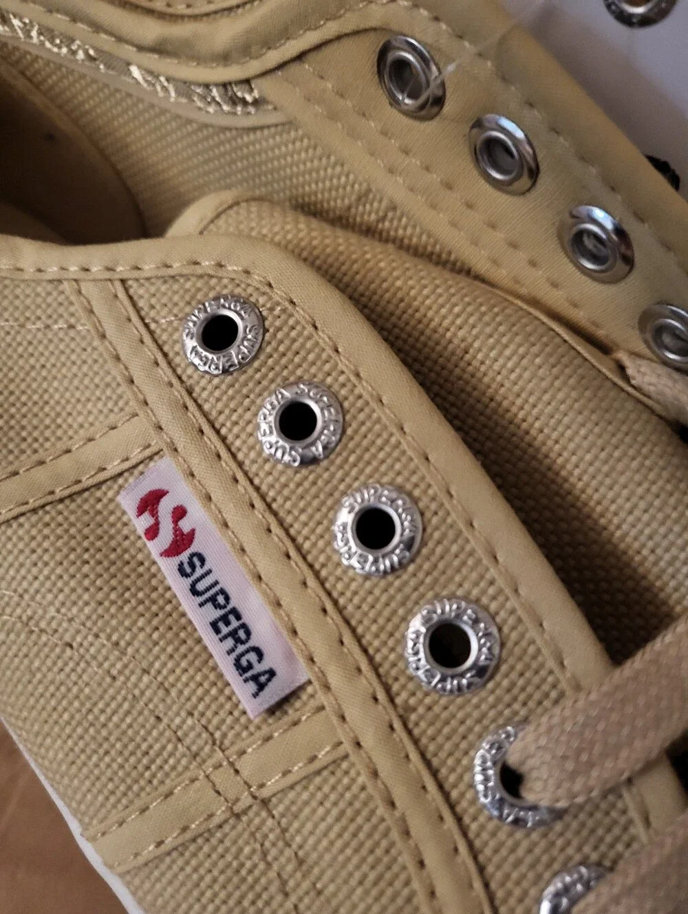 Superga Canvas Platform Sneakers with White Sole